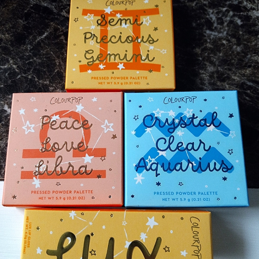 ColourPop Bundle -Air Signs, It's a match! ✨🌪️💖💖💖 Eyeshadow/ Gloss